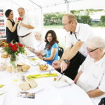 04.08.2018 Radio Kielce. Śniadanie w ogrodzie. Grzegorz Russak i prowadząca program Magdalena Sitek / Jarosław Kubalski / Radio Kielce