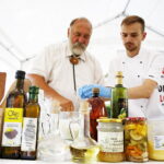 04.08.2018 Radio Kielce. Śniadanie w ogrodzie. Grzegorz Russak i prowadząca program Magdalena Sitek / Jarosław Kubalski / Radio Kielce