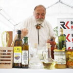 04.08.2018 Radio Kielce. Śniadanie w ogrodzie. Grzegorz Russak i prowadząca program Magdalena Sitek / Jarosław Kubalski / Radio Kielce