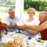 04.08.2018 Radio Kielce. Śniadanie w ogrodzie. Grzegorz Russak i prowadząca program Magdalena Sitek / Jarosław Kubalski / Radio Kielce