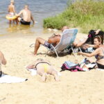 04.08.2018 Cedzyna. Lato. Zalew. Plażowicze / Jarosław Kubalski / Radio Kielce