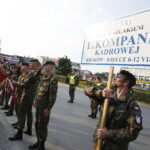 09.08.2018 Jędrzejów. 38 Marsz Szlakiem I Kompanii Kadrowej. Uroczystości na placu Kościuszki / Jarosław Kubalski / Radio Kielce