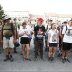 09.08.2018 Jędrzejów. 38 Marsz Szlakiem I Kompanii Kadrowej. Uroczystości na placu Kościuszki / Jarosław Kubalski / Radio Kielce