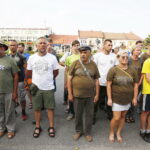 09.08.2018 Jędrzejów. 38 Marsz Szlakiem I Kompanii Kadrowej. Uroczystości na placu Kościuszki / Jarosław Kubalski / Radio Kielce