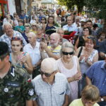 09.08.2018 Jędrzejów. 38 Marsz Szlakiem I Kompanii Kadrowej. Uroczystości na placu Kościuszki / Jarosław Kubalski / Radio Kielce