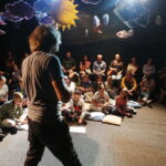 11.08.2018 Kielce. Teatr Lalki i Aktora Kubuś. Wakacyjny Festiwal Sztuki dla Dzieci Hurra! ART!. Warsztaty muzyczne / Jarosław Kubalski / Radio Kielce