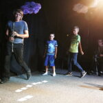 11.08.2018 Kielce. Teatr Lalki i Aktora Kubuś. Wakacyjny Festiwal Sztuki dla Dzieci Hurra! ART!. Warsztaty muzyczne / Jarosław Kubalski / Radio Kielce