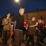 11.08.2018 Chęciny. 38. Marsz Szlakiem I Kompanii Kadrowej / Jarosław Kubalski / Radio Kielce