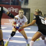 12.08.2018 Kielce. Mistrzostwa Świata w Piłce Ręcznej Kobiet do lat 18. Mecz Polska - Niemcy. Magda Więckowska / Jarosław Kubalski / Radio Kielce