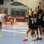 12.08.2018 Kielce. Mistrzostwa Świata w Piłce Ręcznej Kobiet do lat 18. Mecz Polska - Niemcy. Magda Więckowska / Jarosław Kubalski / Radio Kielce