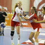 15.08.2018 Kielce. Mistrzostwa Świata w piłce ręcznej kobiet do lat 18. Mecz Polska - Dania / Jarosław Kubalski / Radio Kielce