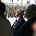 15.08.2018 Kielce. Święto Wojska Polskiego. Henryk Dłużewski, żołnierz AK z rąk wojewody Agaty Wojtyszek otrzymał Krzyż Oficerski Orderu Odrodzenia Polski / Jarosław Kubalski / Radio Kielce