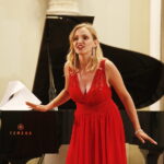 16.08.2018 Busko - Zdrój. II Ogólnopolski Konkurs Wokalny „Bella Voce”. Gala finałowa w sanatorium "Marconi". Sylwia Gorajek / Jarosław Kubalski / Radio Kielce