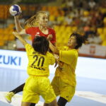 16.05.2018 Kielce. Mistrzostwa Świata w piłce ręcznej kobiet do lat 18. Mecz Polska - Japonia. Magda Więckowska / Jarosław Kubalski / Radio Kielce
