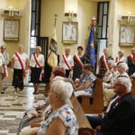 21.08.2018 Kielce. Kościół p.w Jana Chrzciciela. Poświęcenie odnowionego Sztandaru Koła Emerytów i Rencistów przy MPK / Jarosław Kubalski / Radio Kielce