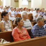 21.08.2018 Kielce. Kościół p.w Jana Chrzciciela. Poświęcenie odnowionego Sztandaru Koła Emerytów i Rencistów przy MPK / Jarosław Kubalski / Radio Kielce