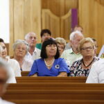 21.08.2018 Kielce. Kościół p.w Jana Chrzciciela. Poświęcenie odnowionego Sztandaru Koła Emerytów i Rencistów przy MPK / Jarosław Kubalski / Radio Kielce