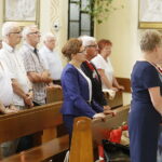 21.08.2018 Kielce. Kościół p.w Jana Chrzciciela. Poświęcenie odnowionego Sztandaru Koła Emerytów i Rencistów przy MPK / Jarosław Kubalski / Radio Kielce