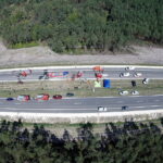 22.08.2018 Brzegi. Nowy odcinek S7. Ćwiczenia straży pożarnej / Jarosław Kubalski / Radio Kielce