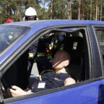 22.08.2018 Brzegi. Nowy odcinek S7. Ćwiczenia straży pożarnej / Marcin Różyc / Radio Kielce