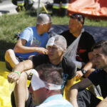 22.08.2018 Brzegi. Nowy odcinek S7. Ćwiczenia straży pożarnej / Jarosław Kubalski / Radio Kielce