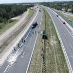 22.08.2018 Brzegi. Nowy odcinek S7. Ćwiczenia straży pożarnej / Jarosław Kubalski / Radio Kielce