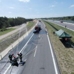 22.08.2018 Brzegi. Nowy odcinek S7. Ćwiczenia straży pożarnej / Jarosław Kubalski / Radio Kielce