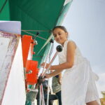 24.08.2018 Kielce. Warsztaty z linorytu na Rynku / Jarosław Kubalski / Radio Kielce