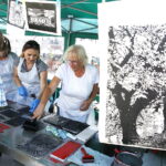 24.08.2018 Kielce. Warsztaty z linorytu na Rynku / Jarosław Kubalski / Radio Kielce