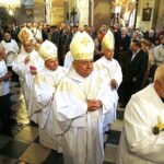 26.08.2018 Jędrzejów. Archiopactwo Cystersów.  Msza w 800-lecie przybycia do Jędrzejowa bł Wincentego Kadłubka / Jarosław Kubalski / Radio Kielce