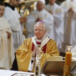 26.08.2018 Jędrzejów. Archiopactwo cystersów.  Msza w 800 lecie przybycia do Jędrzejowa bł Wincentego Kadłubka. Arcybiskup Marek Jędraszewski / Jarosław Kubalski / Radio Kielce