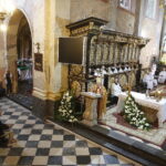 26.08.2018 Jędrzejów. Archiopactwo Cystersów.  Msza w 800-lecie przybycia do Jędrzejowa bł Wincentego Kadłubka / Jarosław Kubalski / Radio Kielce