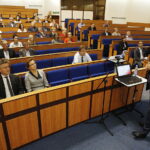 28.08.2018 Kielce. ŚUW. Konferencja w sprawie dofinansowania przebudowy dróg lokalnych / Jarosław Kubalski / Radio Kielce