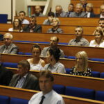 28.08.2018 Kielce. ŚUW. Konferencja w sprawie dofinansowania przebudowy dróg lokalnych / Jarosław Kubalski / Radio Kielce