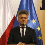 28.08.2018 Kielce. ŚUW. Konferencja w sprawie dofinansowania przebudowy dróg lokalnych. Senator Krzysztof Słoń / Jarosław Kubalski / Radio Kielce