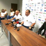 28.08.2018 Ostrowiec Świętokrzyski. Konferencja prasowa i trening z udziałem siatkarek KSZO / Jarosław Kubalski / Radio Kielce