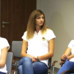 28.08.2018 Ostrowiec Świętokrzyski. Konferencja prasowa i trening z udziałem siatkarek KSZO / Jarosław Kubalski / Radio Kielce