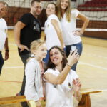 28.08.2018 Ostrowiec Świętokrzyski. Konferencja prasowa i trening z udziałem siatkarek KSZO / Jarosław Kubalski / Radio Kielce