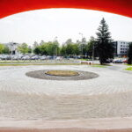 28.08.2018 Kielce. Zrewitalizowany plac przed ŚUW / Jarosław Kubalski / Radio Kielce