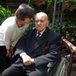 Jubilat Wacław Sobulski z córką Elżbietą / Emilia Sitarska / Radio Kielce