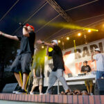 Zespół JWP/BC na scenie Koncertowego Lata Radia Kielce w Parku Miejskim / Piotr Michalski / Radio Kielce