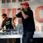 Zespół JWP/BC na scenie Koncertowego Lata Radia Kielce w Parku Miejskim / Piotr Michalski / Radio Kielce