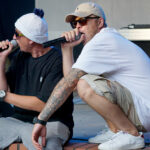 Zespół JWP/BC na scenie Koncertowego Lata Radia Kielce w Parku Miejskim / Piotr Michalski / Radio Kielce