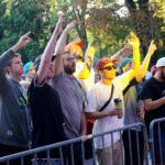 Zespół JWP/BC na scenie Koncertowego Lata Radia Kielce w Parku Miejskim / Piotr Michalski / Radio Kielce