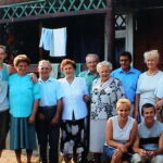 Rodzina Piwowarczyków, 4-ta od lewej: Janina Misiaszek – Sprawiedliwa, pierwszy z prawej: Wacław Piwowarczyk – Sprawiedliwy / Archiwum rodzinne Misiaszków