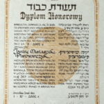 Dyplom Sprawiedliwy Wśród Narodów / Archiwum rodzinne Misiaszków