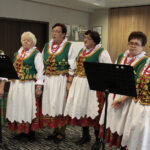 Konferencja prasowa dotycząca organizacji Dożynek Powiatu Kieleckiego. Zespół KGW w Pierzchnicy / Krzysztof Bujnowicz / Radio Kielce