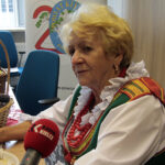 Konferencja prasowa dotycząca organizacji Dożynek Powiatu Kieleckiego. Henryka Rajek, przewodnicząca KGW w Pierzchnicy / Krzysztof Bujnowicz / Radio Kielce