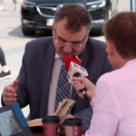 Kielce. Stacja: Wakacje. Na zdjęciu: prezydent Kielc Wojciech Lubawski / Krzysztof Bujnowicz / Radio Kielce