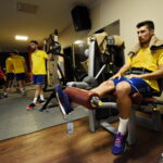 Trening siłowy PGE Vive Kielce / Marzena Mąkosa / Radio Kielce